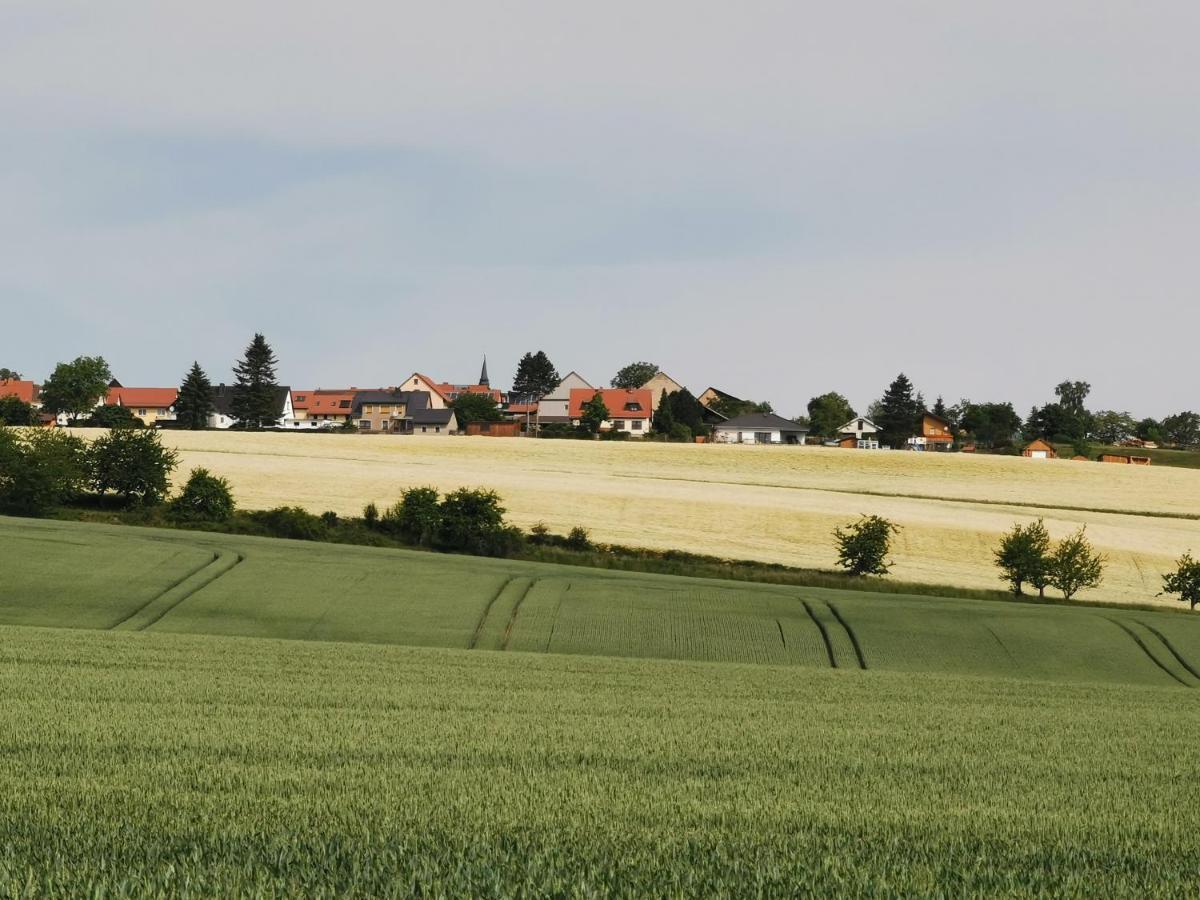Ferienwohnung "Am Saalehaken" Gossitz Buitenkant foto